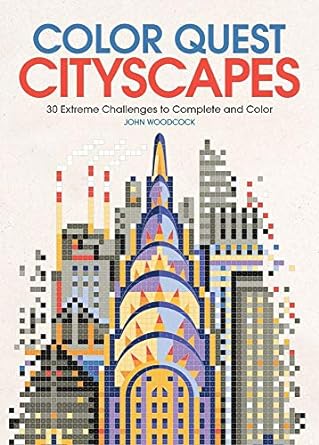 Color Quest: Cityscapes: 30 Extreme Challenges to Complete and Color  (Sourcebooks)