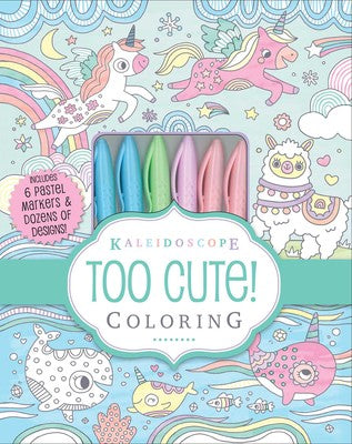 Kaleidoscope: Too Cute! Coloring (Kit)