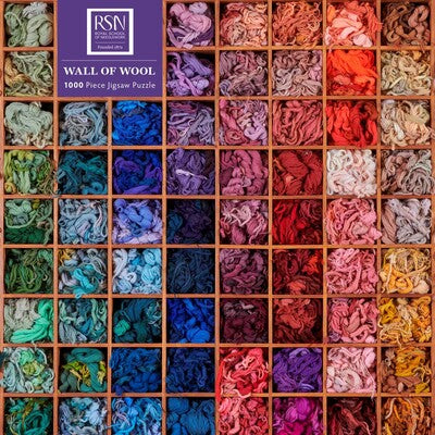 Adult Jigsaw Puzzle: Royal School of Needlework: Wall of Wool **Reprint 6/13/24