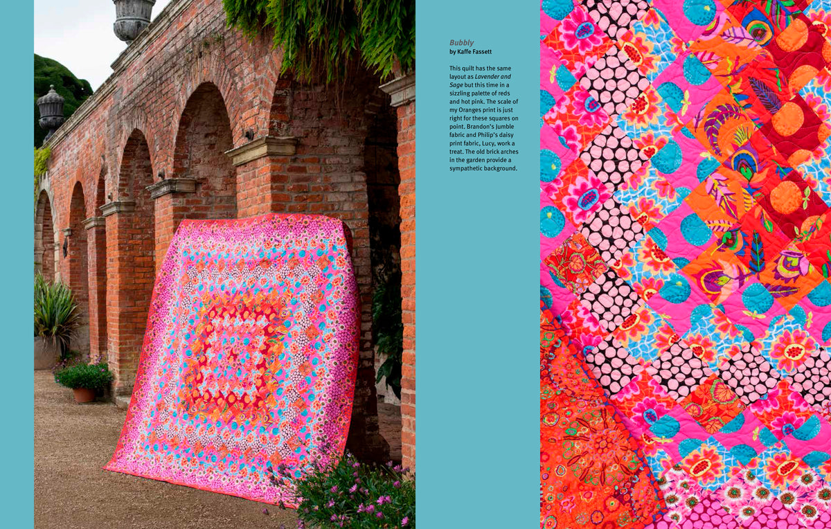 Hot Frames - Kaffe Fassett - Quilts in Wales - Pg66