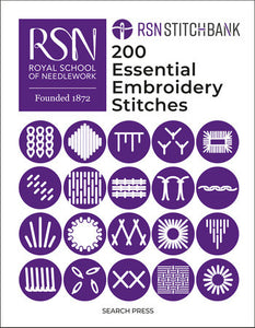 RSN Stitch Bank 200 Essential Embroidery Stitches  **Release 12/17/24