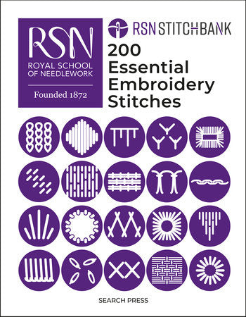 RSN Stitch Bank 200 Essential Embroidery Stitches  **Release 12/17/24