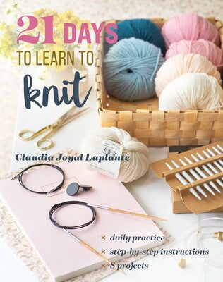 21 Days to Learn to Knit     **release 2/21/26