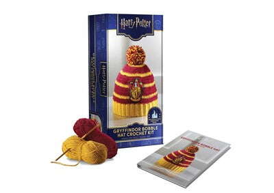 Harry Potter: Gryffindor Pom-Pom Beanie Crochet Kit  **Release 3/31/25