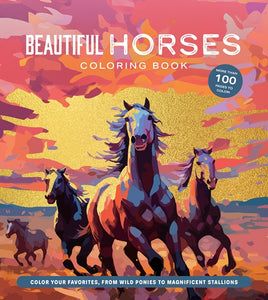 BEAUTIFUL HORSES COLORING BOOK