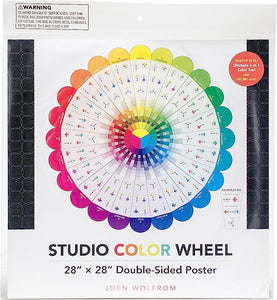C&T Publishing Studio Color Wheel Notion, White Poster
