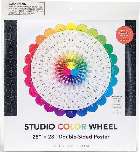 C&T Publishing Studio Color Wheel Notion, White Poster
