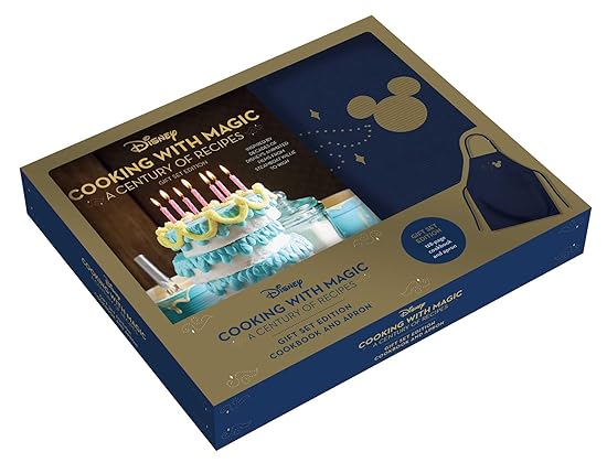 Disney: Cooking With Magic: A Century of Recipes Gift Set: Inspired by Decades of Disney's Animated Films from Steamboat Willie to Wish | Plus Exclusive Apron