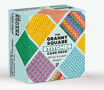 The Granny Square Stitches Card Deck: 50 Mix and Match Designs  **Release 11/11/25