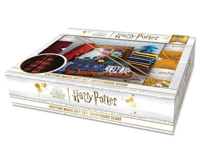 Harry Potter Knitting Magic Gift Set: Gryffindor Scarf  **Release 9/12/23