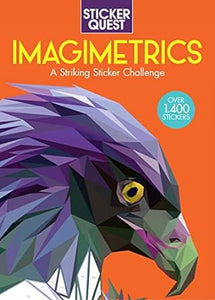 Imagimetrics: A Striking Color-By-Sticker Challenge, Fun and Exciting Adult Activity Book for Anyone Who Loves Adult Coloring Books (Sourcebooks)