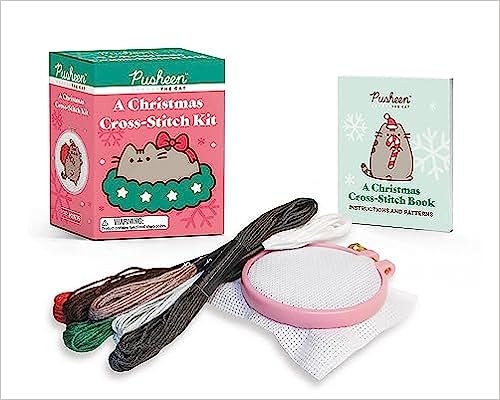 Pusheen: A Christmas Cross-Stitch Kit