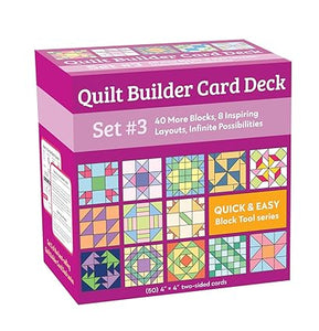 Quilt Builder Card Deck Set #3: 40 More Blocks, 8 Inspiring Layouts, Infinite Possibilities