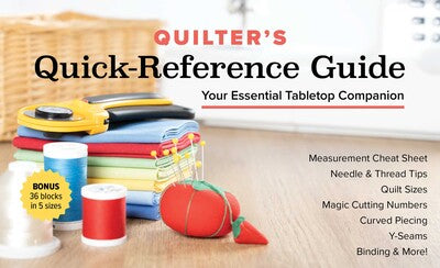 Quilter's Quick-Reference Guide   **Release 1/27/26
