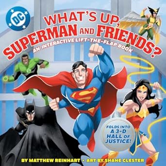 What’s Up, Superman and Friends?: An Interactive Lift-the-Flap Book (Pop Magic) **Release 10/14/25