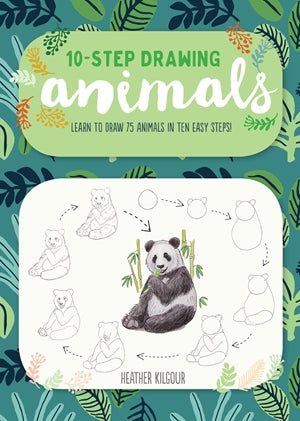 10 Step Drawing Animals