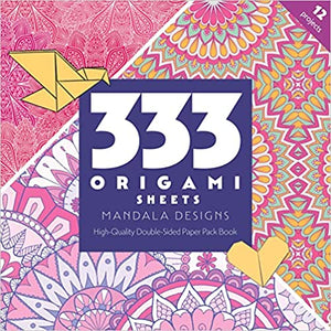 333 Origami Sheets Mandala Designs: High-Quality Double-Sided Paper Pack Book