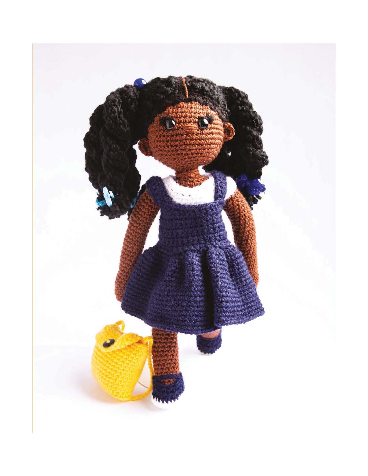 Crochet black doll pattern online