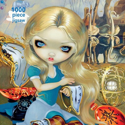 Adult Jigsaw Puzzle Jasmine Becket-Griffith: Alice in a Dali Dream