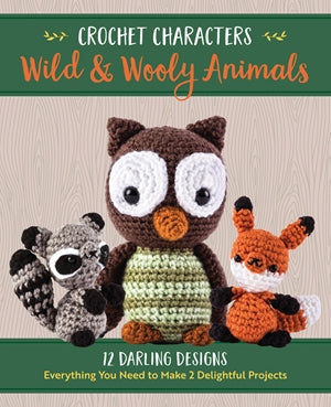 Crochet Characters Wild & Wooly Animals (kit) – Wholesale Craft Books Easy