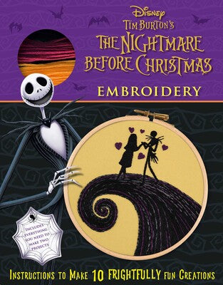 Disney Tim Burton's The Nightmare Before Christmas Embroidery – Wholesale  Craft Books Easy