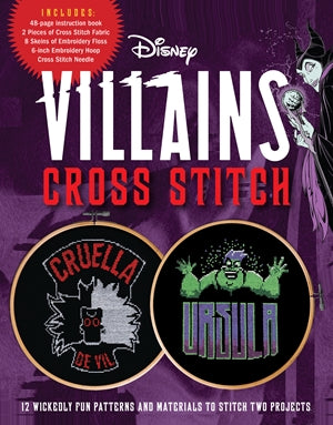 Disney Villains Cross Stitch (kit)