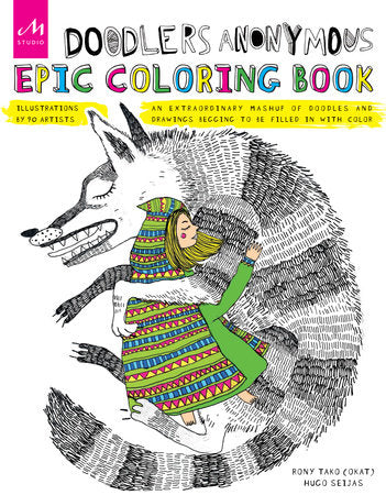 Doodlers Anonymous Epic Coloring Book