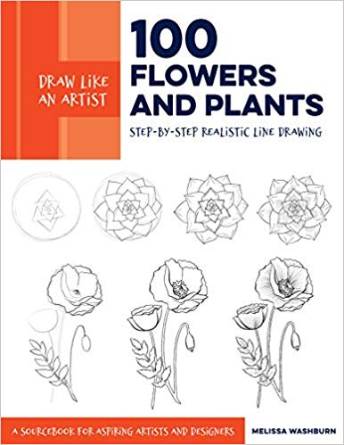 Draw Like an Artist 100 Flowers and Plants