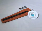 Crochet Hook #F 3.5 - Ergonomic Handcrafted Rosewood with fabric pouch