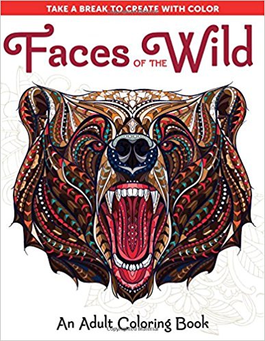 Faces of the Wild Coloring Book
