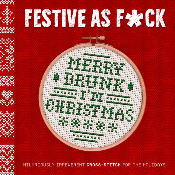 Festive as F*ck Subversive Cross Stitch