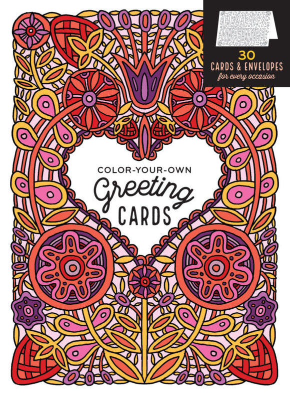 Color Your Own Greeting Cards (S)