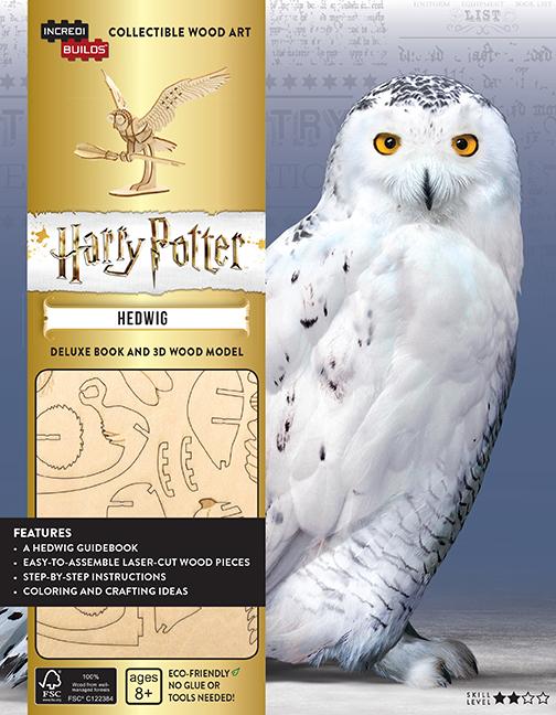 IncrediBuilds: Harry Potter: Hedwig Deluxe Book and Model Set