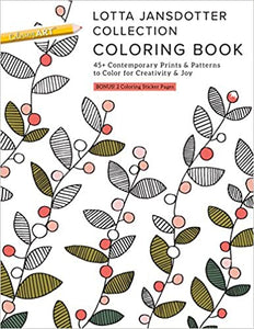 Lotta Jansdotter Collection Coloring Book: 45+ Contemporary Prints & Patterns to Color for Creativity & Joy