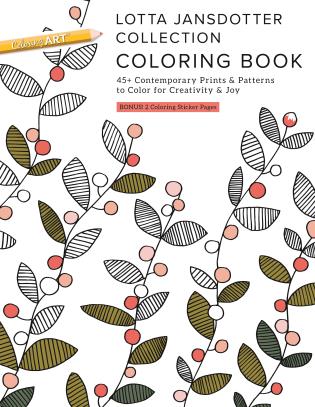 Lotta Jansdotter Collection Coloring Book