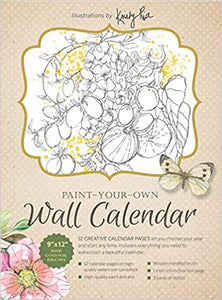 Paint-Your-Own Wall Calendar: Illustrations by Kristy Rice (Artisan Series)
