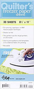 Quilter's Freezer Paper Sheets, 8.5" x 11", 30 Sheets