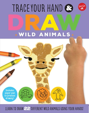 Trace Your Hand Draw Wild Animals