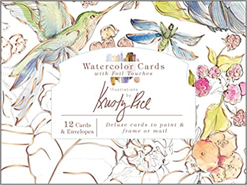 Watercolor Cards with Foil Touches