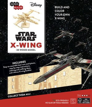 IncrediBuilds: Star Wars: X-Wing 3D Wood Model