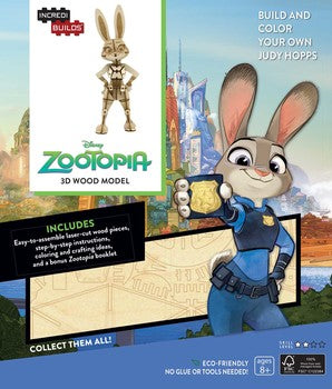 IncrediBuilds: Disney: Zootopia 3D Wood Model